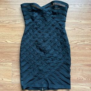 Mesh Bodycon Black Dress